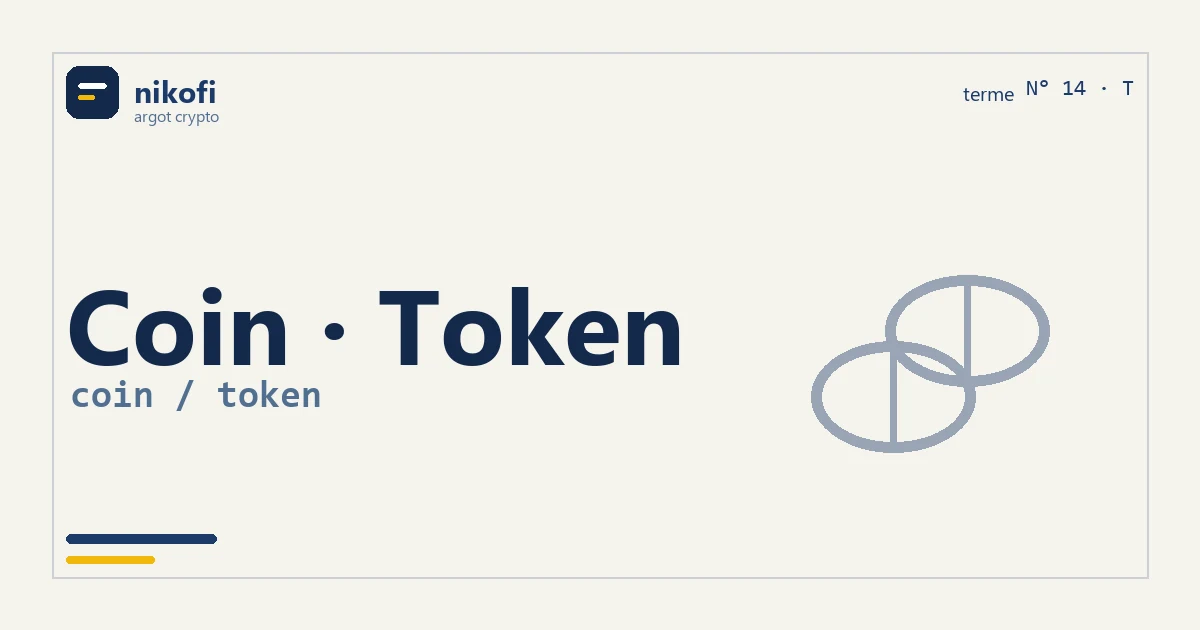 La différence coin / token : avoir ou non sa propre blockchain, voilà la ligne de partage