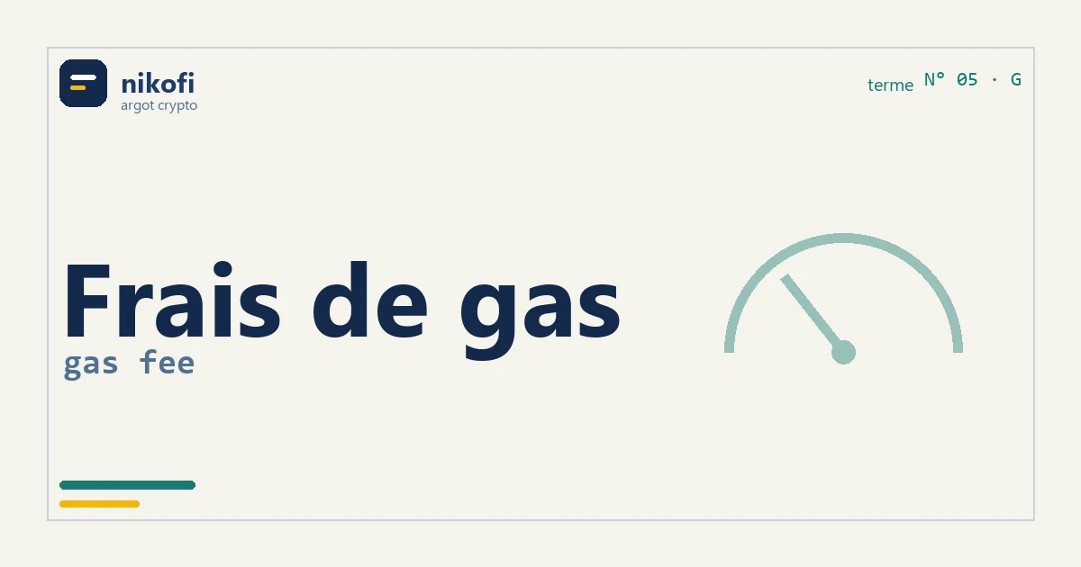 Les frais de gas : le péage à payer pour un transfert on-chain